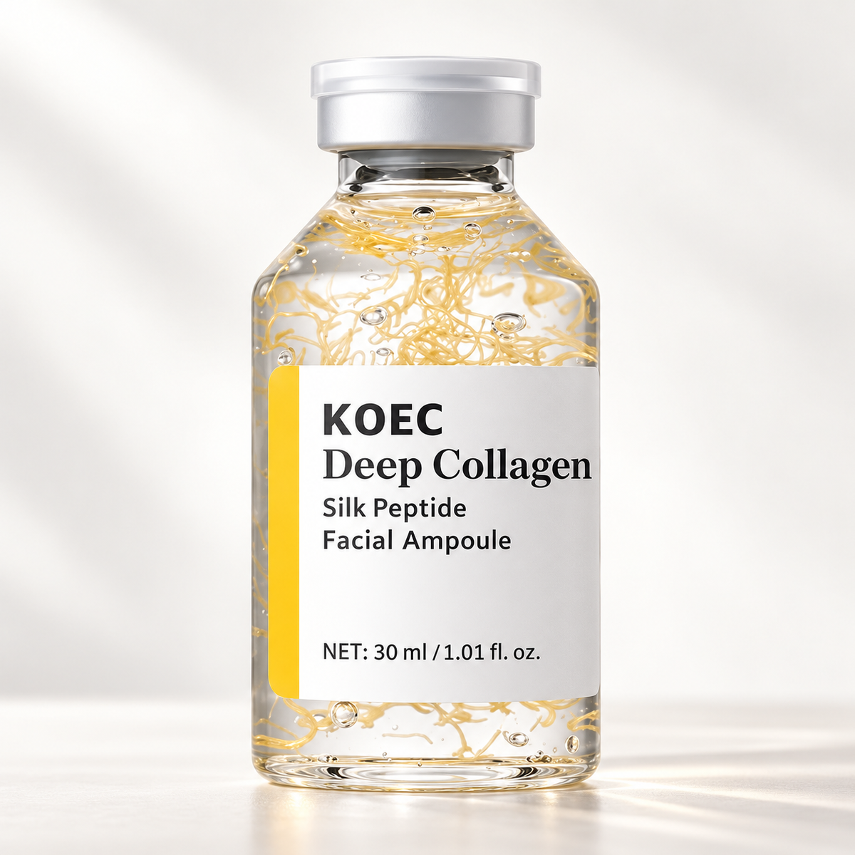 For Face Deep Collagen Silk Peptide Intensive Lifting Ampoule Korean Anti-Aging Serum with Collagen Skin Tightening & Firming