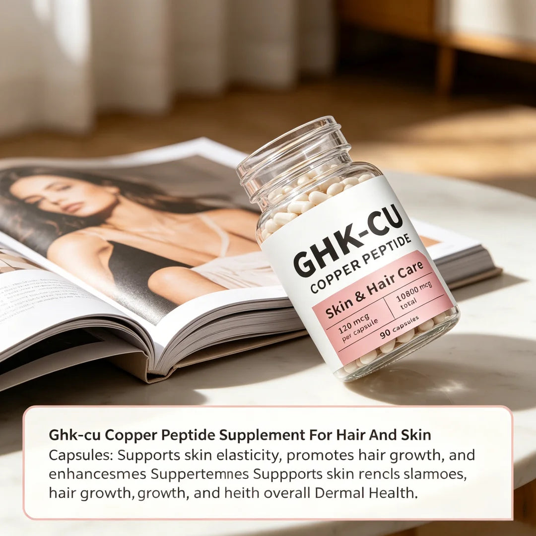 GHK-CU Copper Peptide Supplement for Hair and Skin Capsules -(Home & Garden) Soap Making