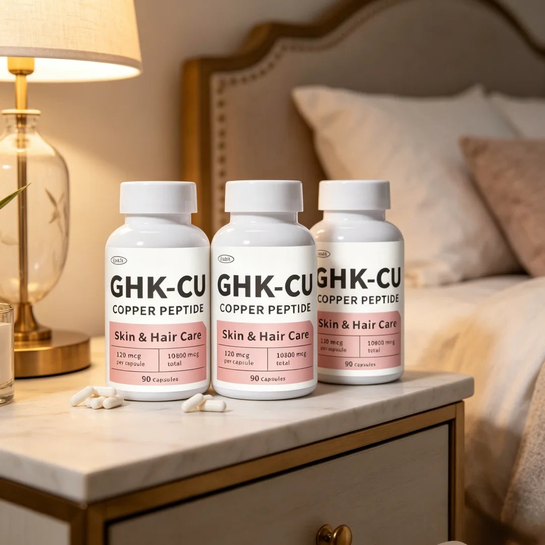 GHK-CU Copper Peptide Supplement for Hair and Skin Capsules -(Home & Garden) Soap Making